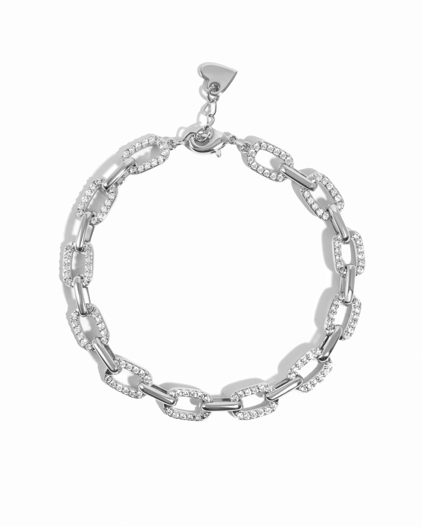 Pave Chain Link Bracelet