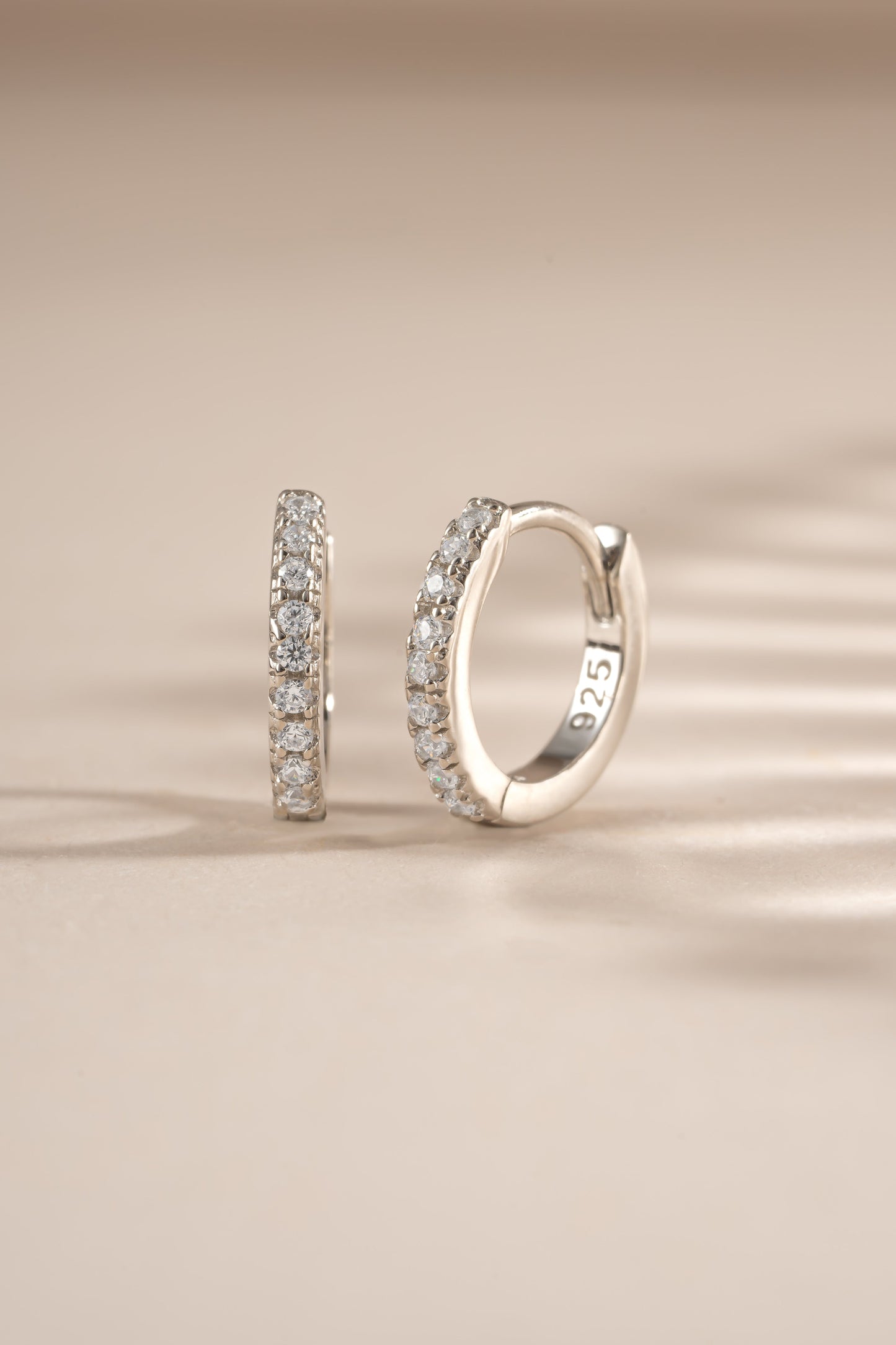 6mm CZ Huggie Hoops
