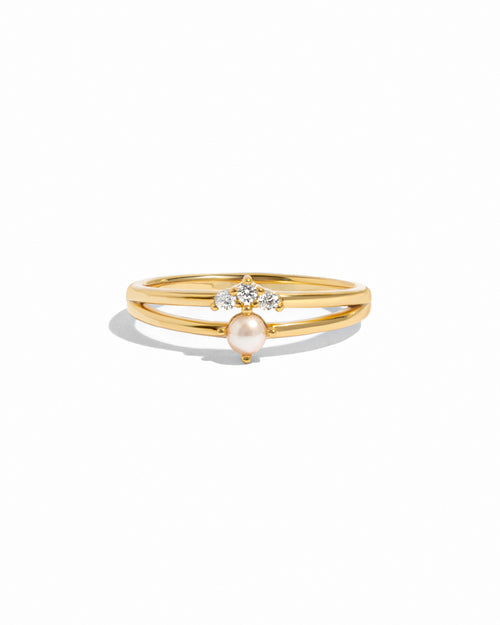 Pearl Ring Set