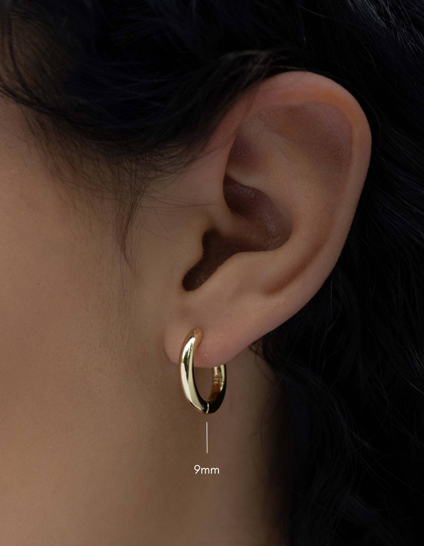 9mm Sylvia Hoops