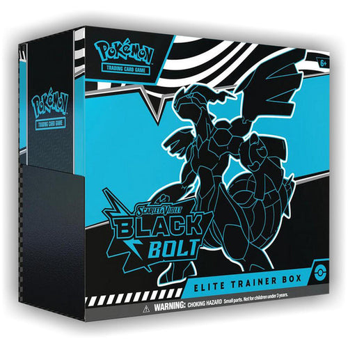 Pokémon 2025 Scarlet & Violet Black Bolt Elite Trainer Box