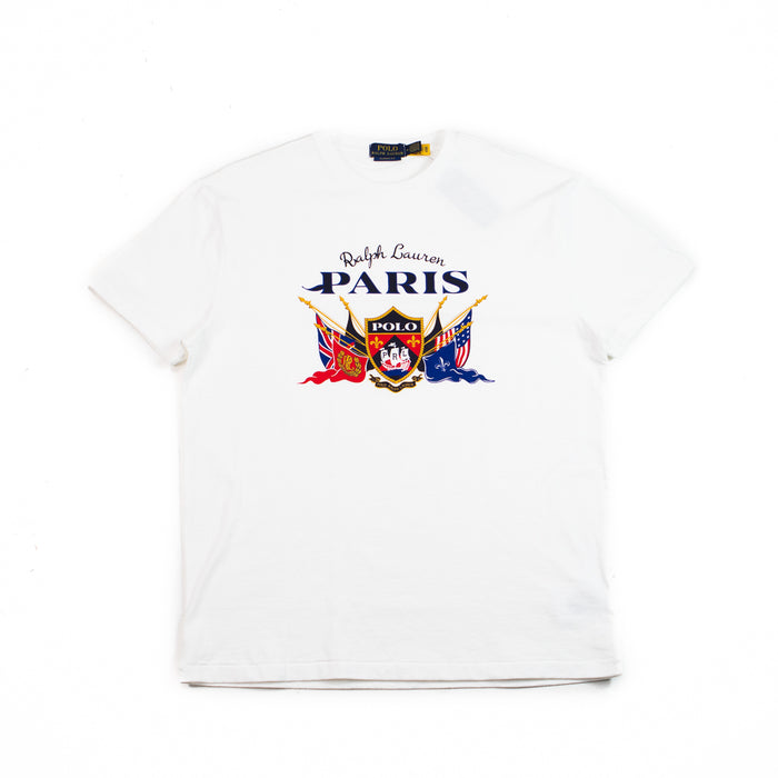 Polo Classic Fit Jersey Graphic T-Shirt (Classic Oxford White)