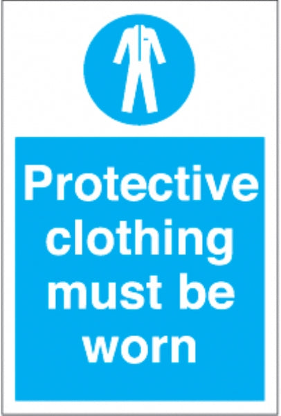 protective clothing must be worn