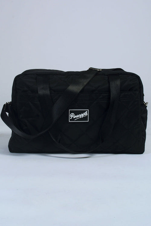 Pineapple black Quilted Holdall Bag