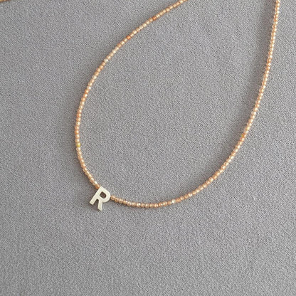 üì¢üì¢40% OFF !! ‚è∞Romantic Initial Beaded Choker Necklace