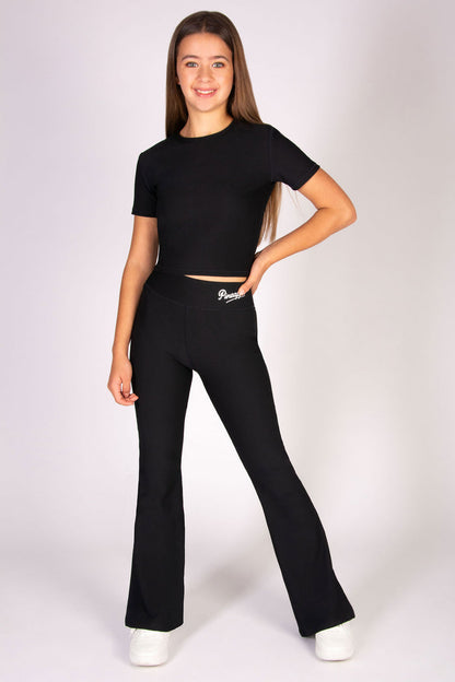 Rib Flare Trousers
