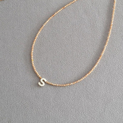 üì¢üì¢40% OFF !! ‚è∞Romantic Initial Beaded Choker Necklace