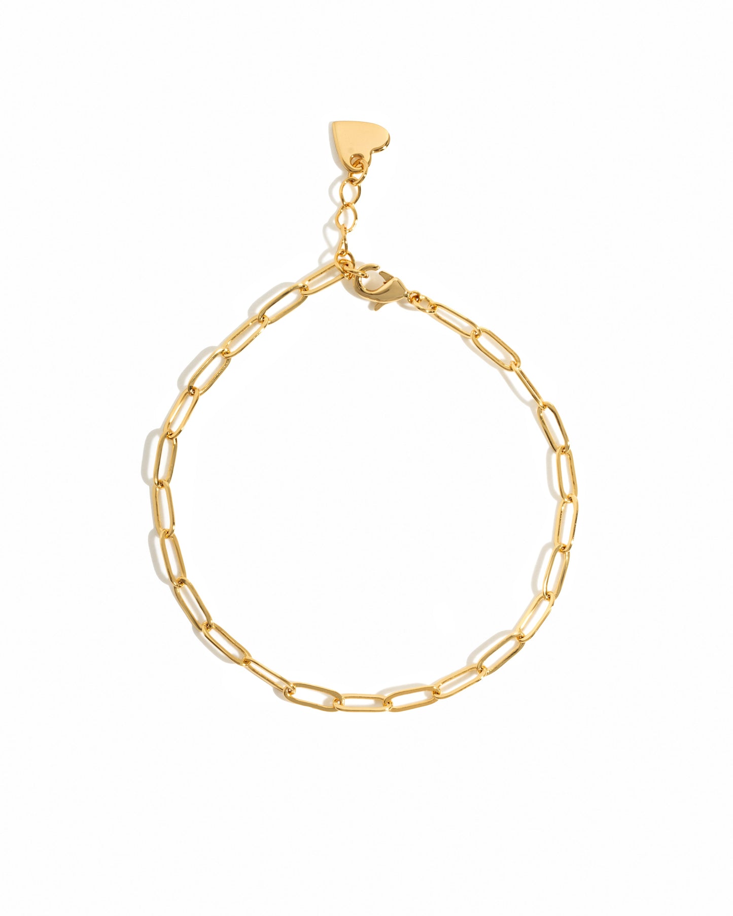 Small Paperclip Anklet