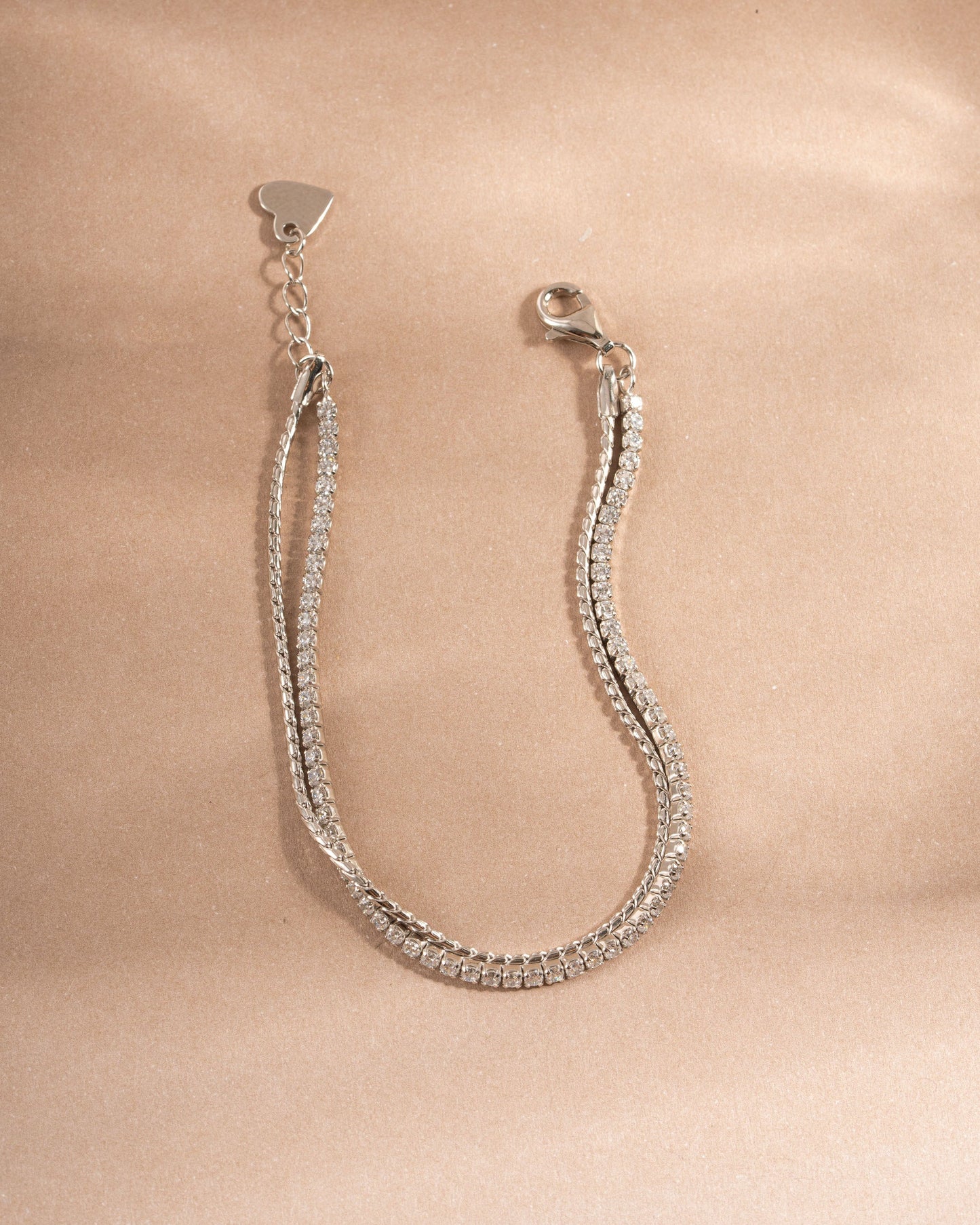 Tennis & Chain Bracelet Set