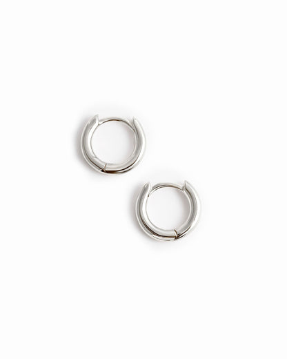 Simple Huggie Hoops