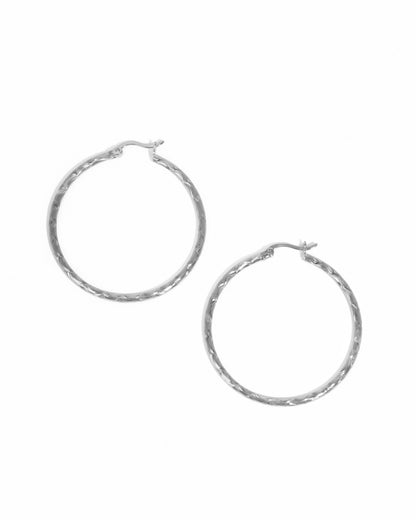 40mm Textured Hoops