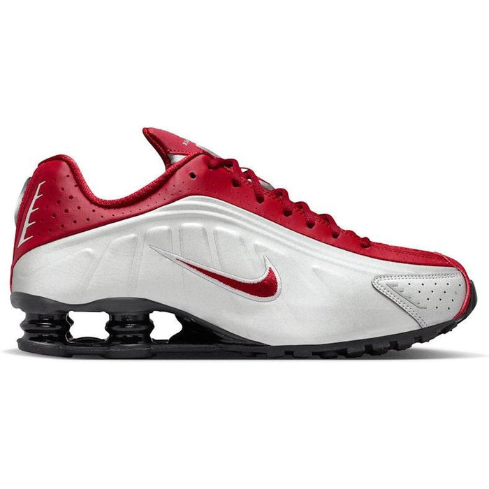 Nike Shox R4 Metallic Silver Black Crimson