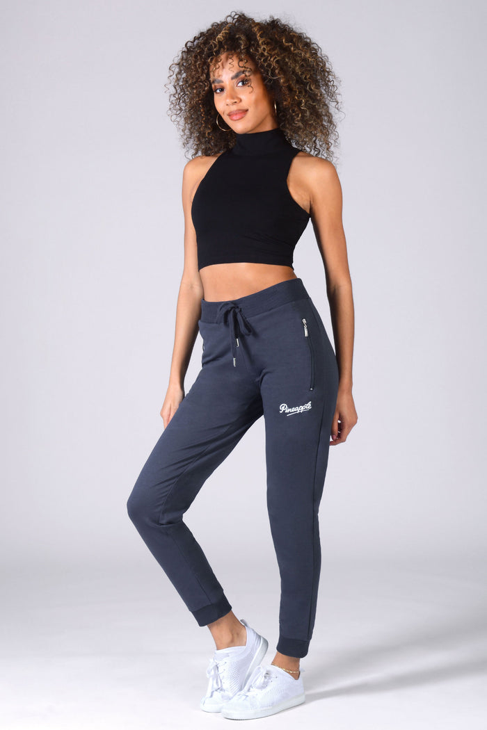 Zip pocket joggers in skinny fit with elasticated waistband and adjustable drawstrings