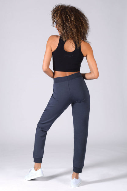 Zip pocket joggers in skinny fit with elasticated waistband and adjustable drawstrings
