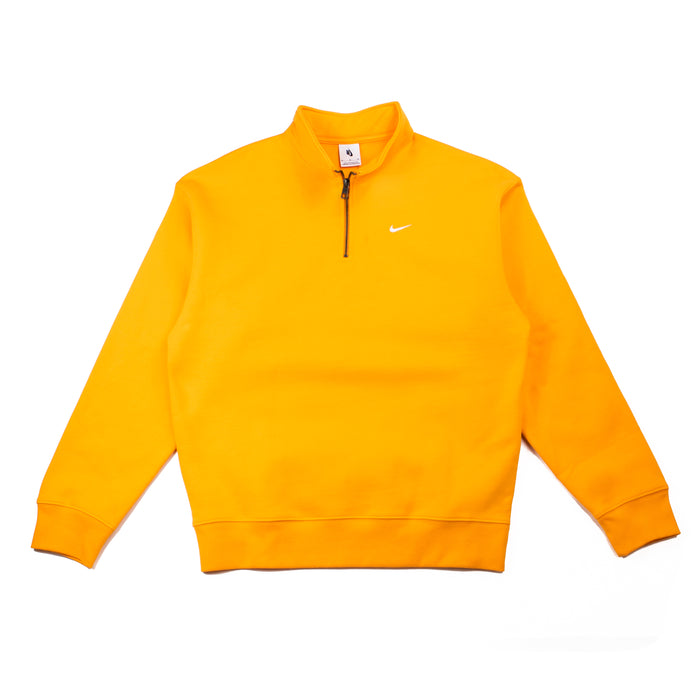 Nike Solo Swoosh 1/4 Zip Top (Vivid Orange/White)