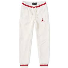 Jordan Sportswear AJ1 Fleece Pant (Sail/Gym Red)