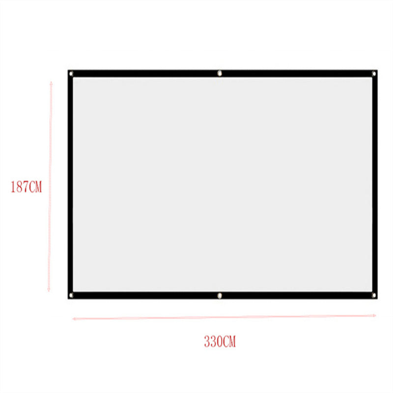 ‚è∞üì∫HD Matte White Projection Screen, Immersive Home Theaterüé¨üåü