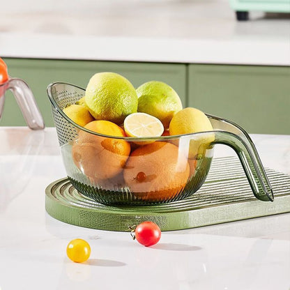 üçö  Multipurpose Rice Washing Bowl Strainer with Handle