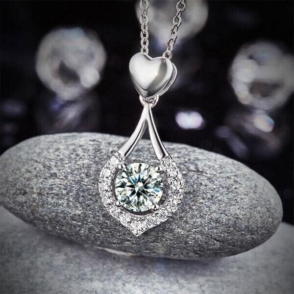 üíñTwinkling Heart Waterdrop Stone Necklace