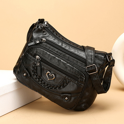 üì¢üì¢ Women's Soft PU Leather Multi-Pocket Crossbody Bag