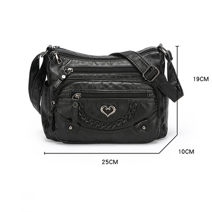 üì¢üì¢ Women's Soft PU Leather Multi-Pocket Crossbody Bag