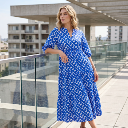 üì¢üì¢30% OFF !! ‚è∞Women's Casual Bohemian Printed Maxi Dress