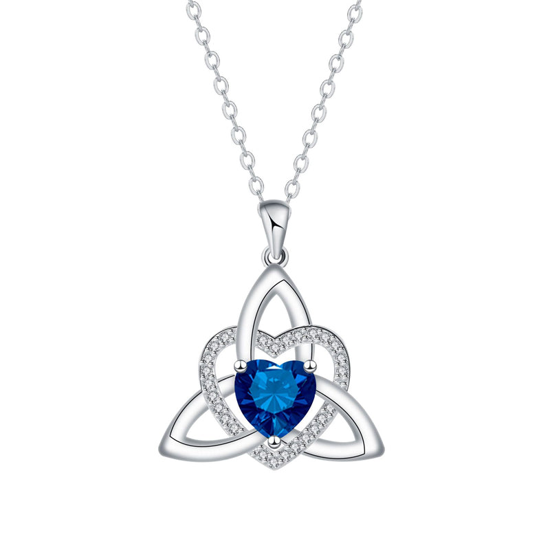 Celtic Knot Heart Pendant Necklaceüíéüìø