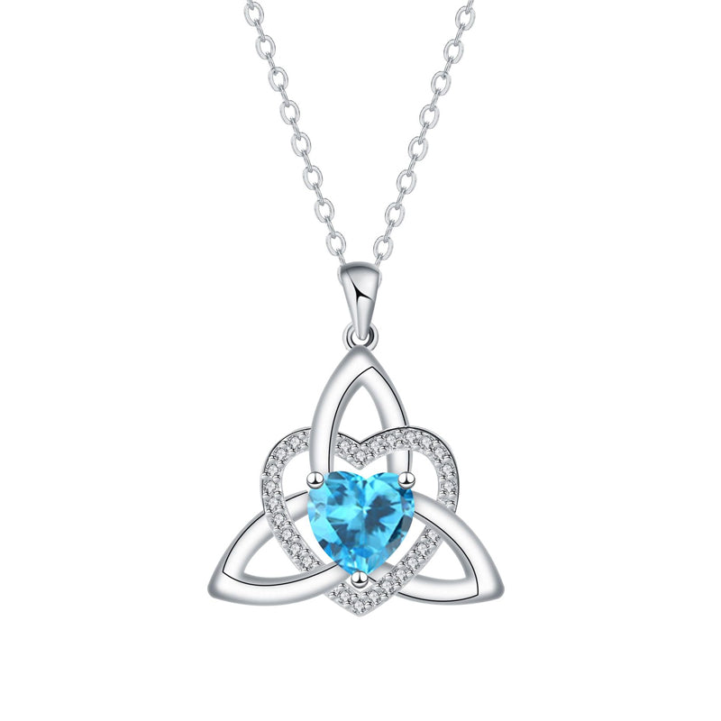 Celtic Knot Heart Pendant Necklaceüíéüìø