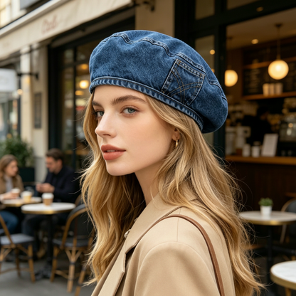 ‚ú®Women's Vintage Denim Beret