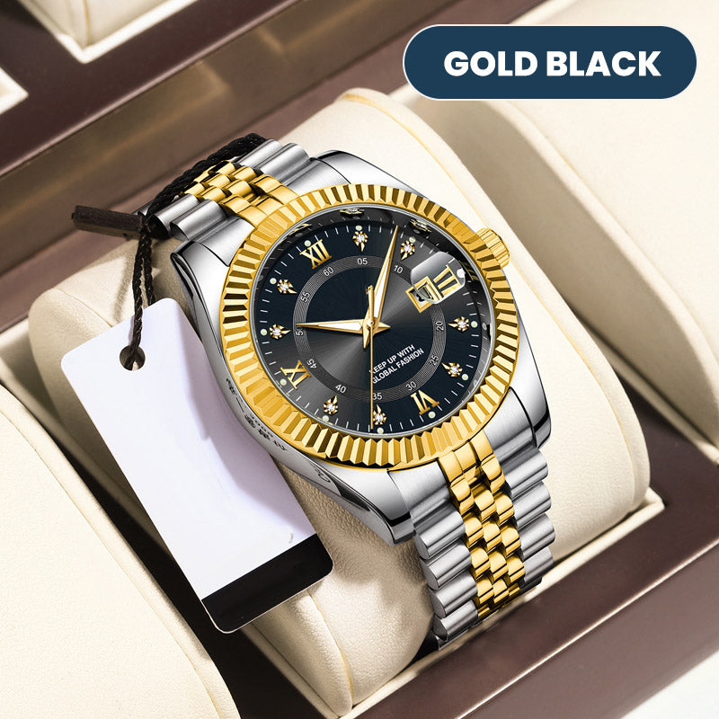 ‚ú® Men's Business Wrist Watch ‚Äì Quartz, Stainless Steel, 8 Colors ü§µ