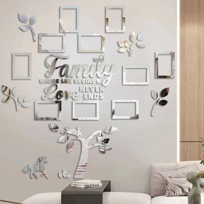 3D Family Tree Photo Frame Wall Stickerüè°üñºÔ∏è