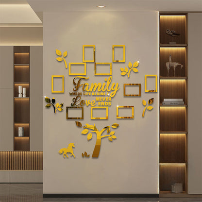 3D Family Tree Photo Frame Wall Stickerüè°üñºÔ∏è