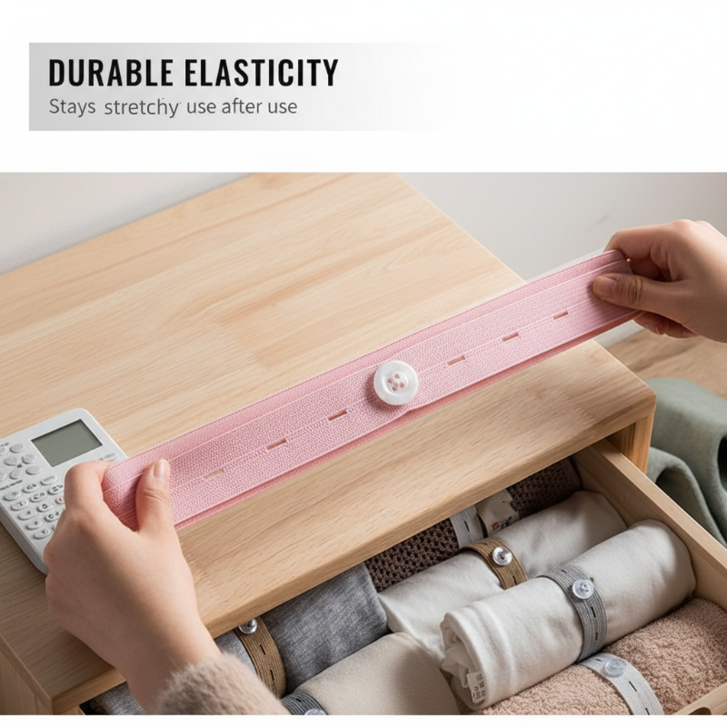 Adjustable Elastic Clothing Organization Bands ‚ú®