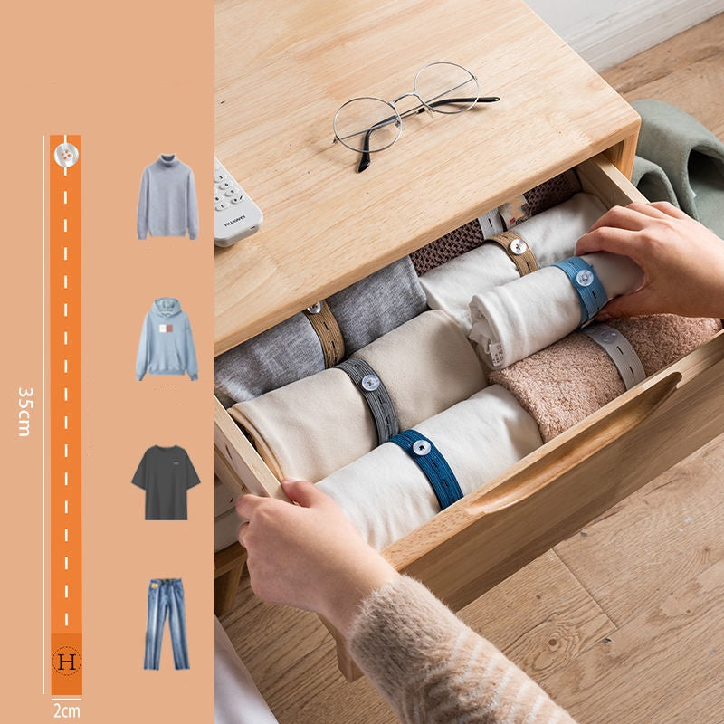 Adjustable Elastic Clothing Organization Bands ‚ú®
