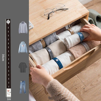 Adjustable Elastic Clothing Organization Bands ‚ú®