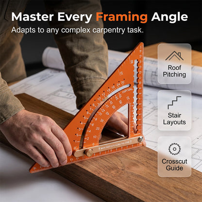 üìê LIMITED-TIME 30% OFF! ‚ú® Precision Woodworking Triangle Square ‚Äì Alloy, Adjustable, Anti-Rust üõ†Ô∏è