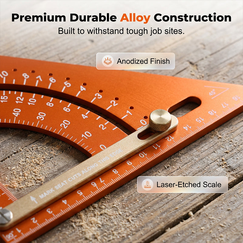 üìê LIMITED-TIME 30% OFF! ‚ú® Precision Woodworking Triangle Square ‚Äì Alloy, Adjustable, Anti-Rust üõ†Ô∏è