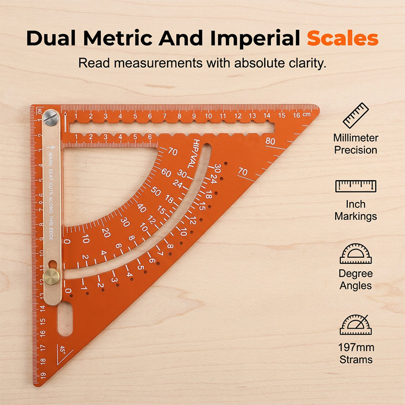 üìê LIMITED-TIME 30% OFF! ‚ú® Precision Woodworking Triangle Square ‚Äì Alloy, Adjustable, Anti-Rust üõ†Ô∏è