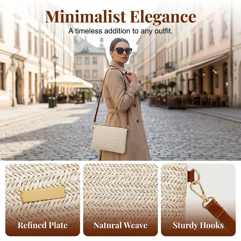 üì¢üì¢Women's Woven Straw Shoulder Clutch Bagüëú