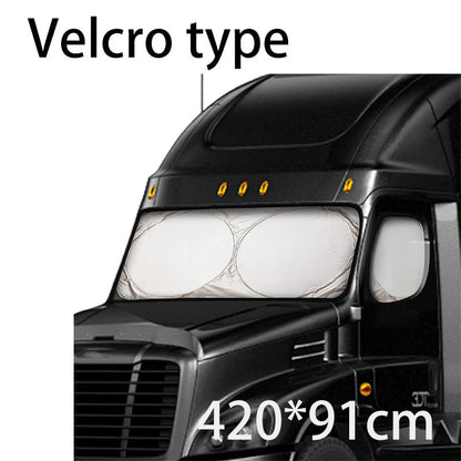 Truck Windshield Sunshade with UV Protection ‚Äì Heavy-duty & heat-reflectiveüõ°Ô∏è