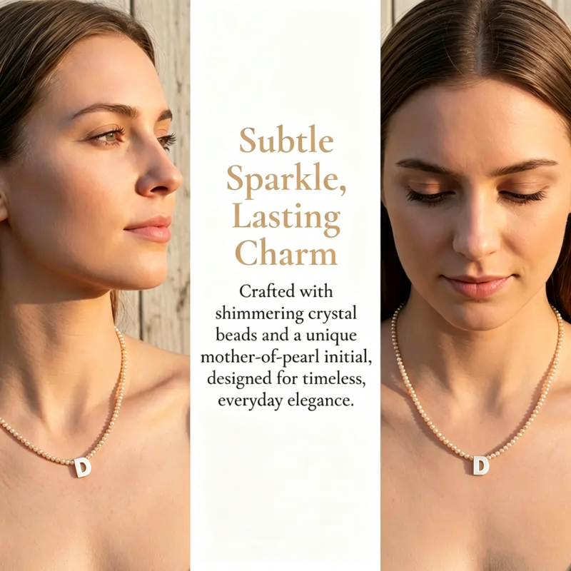üì¢üì¢40% OFF !! ‚è∞Romantic Initial Beaded Choker Necklace