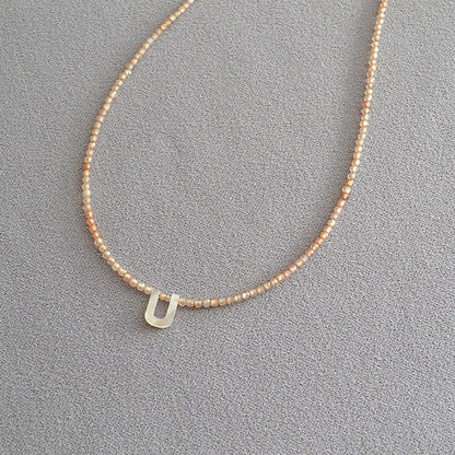 üì¢üì¢40% OFF !! ‚è∞Romantic Initial Beaded Choker Necklace