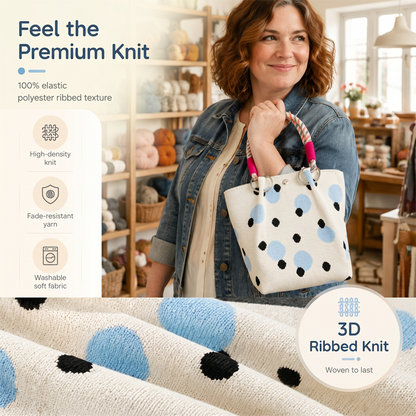 üëú LIMITED-TIME 40% OFF! üí• Cute Polka Dot Handbag for Women ‚Äì Classic Dot Print, Roomy, Everyday Chic ‚ú®