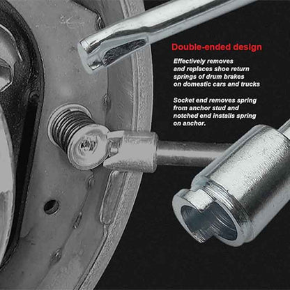 üîß Drum Brake Spring Pliers ‚Äî For Return Springs | Chrome Molybdenum | 215mm