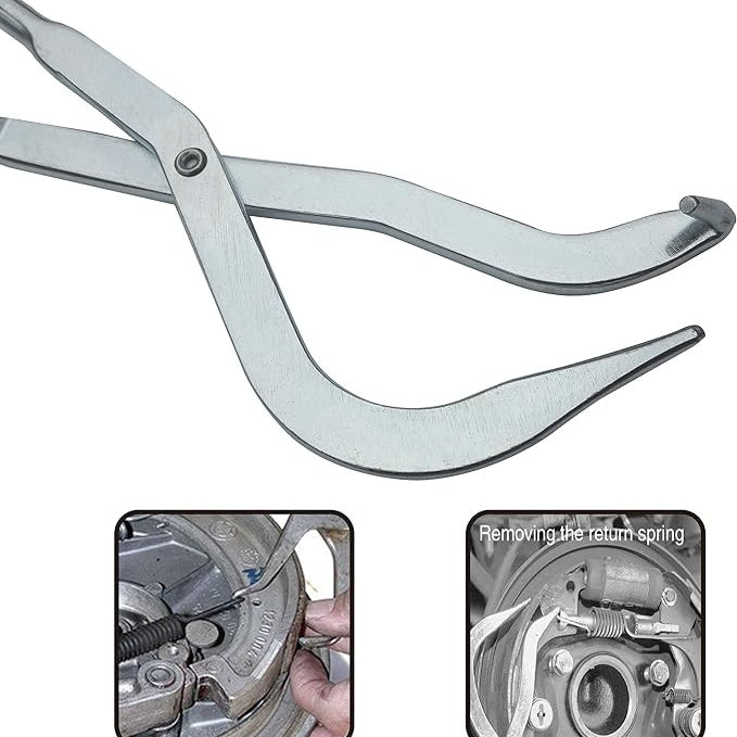 üîß Drum Brake Spring Pliers ‚Äî For Return Springs | Chrome Molybdenum | 215mm