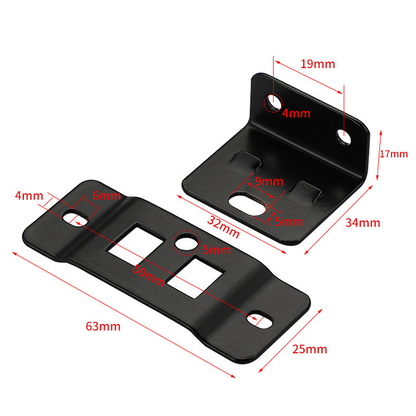 2-in-1 Locking Insert Shelf Brackets üîß