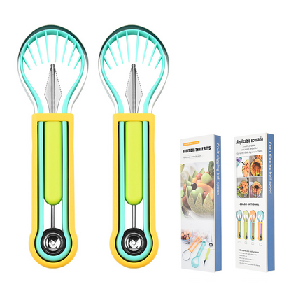 Multi-Functional Fruit Melon Baller Scoop Set üçà