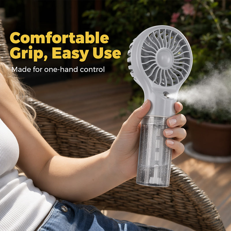 üßäPortable Handheld Mist Cooling Fan ‚ùÑÔ∏è