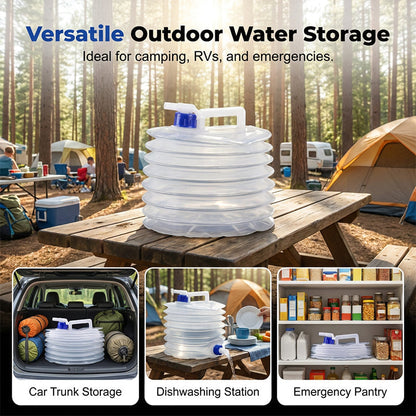 Collapsible Water Container with Spigot ü™£üö∞