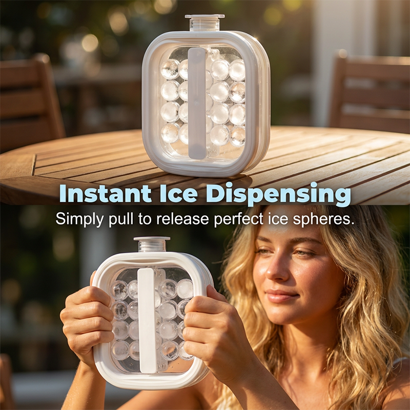 üßäPortable Silicone Ice Ball Maker Kettle